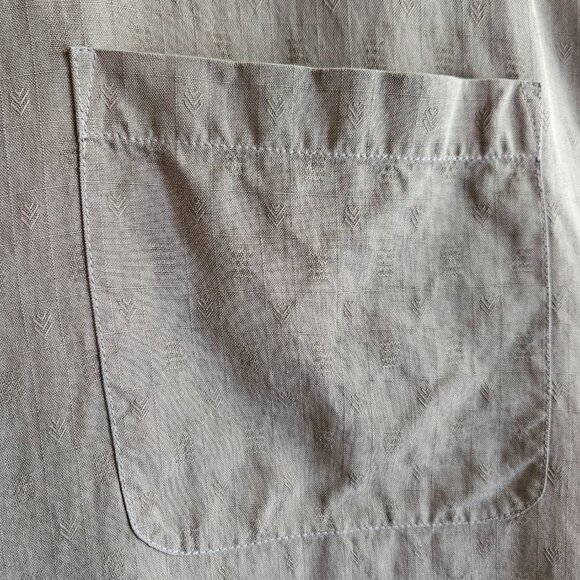 Tommy Bahama Silk Button Down Short Sleeved Shirt  Mens XL Relax Fit Brown - Picture 6 of 14